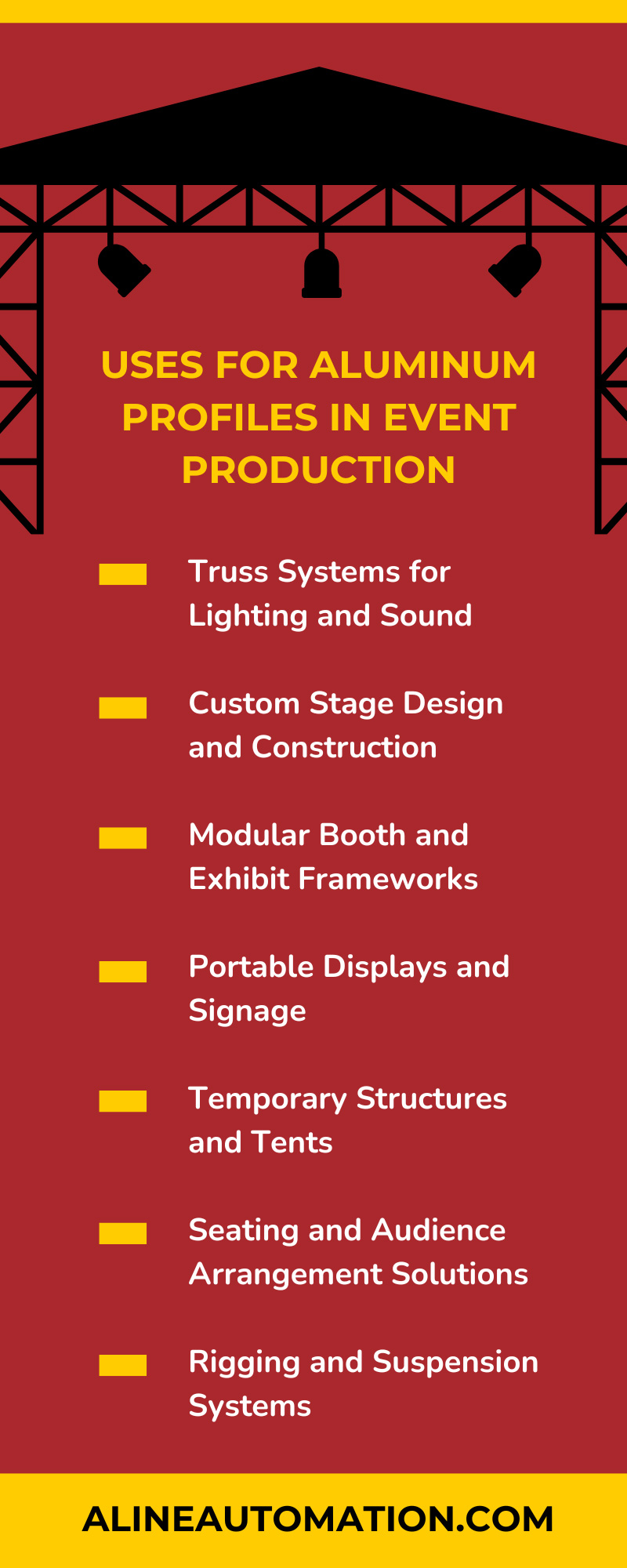 7 Uses for Aluminum Profiles in Event Production